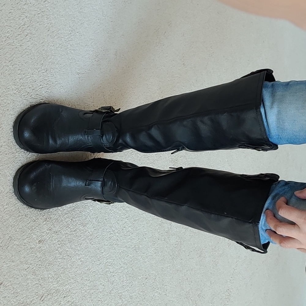 Knee High Black Boots